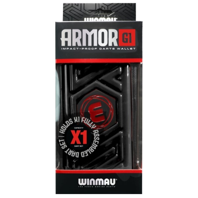 Winmau Armor G1 Dart Wallet - Schwarz
